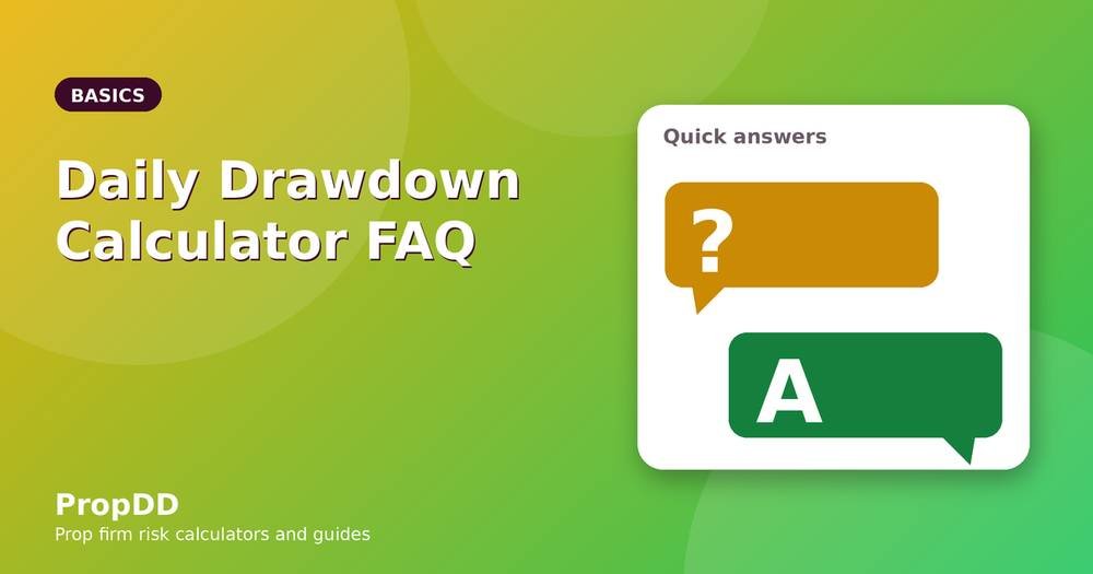 Daily Drawdown Calculator FAQ: 30 Common Questions Answered