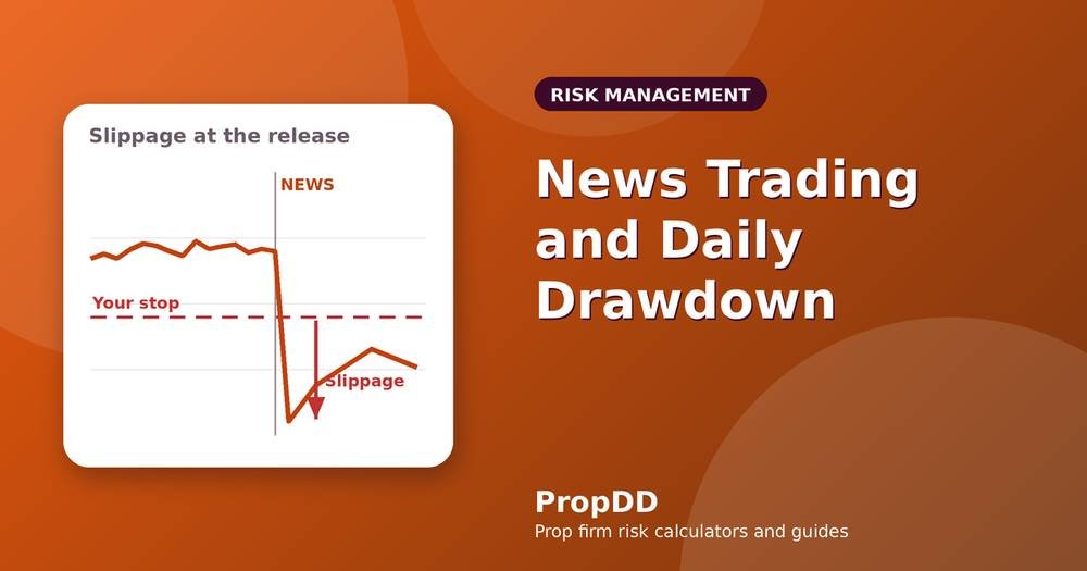 News Trading and Daily Drawdown: How Slippage Can Breach a Prop Account