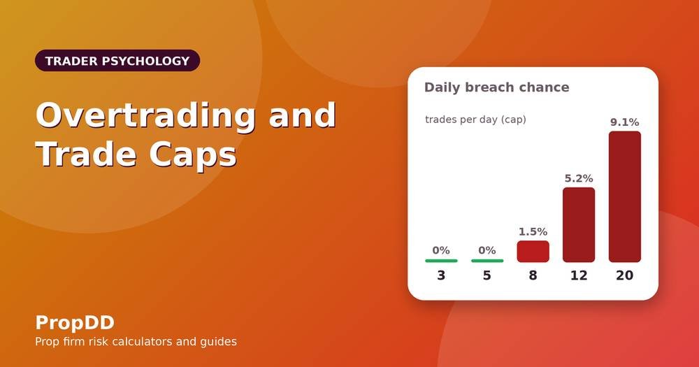 Overtrading on Prop Accounts: How Trade Caps Change Your Odds of a Daily Breach