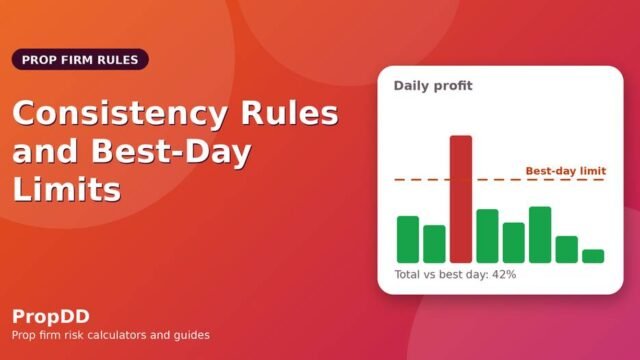 Prop Firm Consistency Rules Explained: Best-Day Limits and How to Plan Around Them