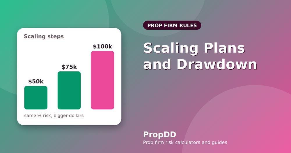 Prop Firm Scaling Plans and Drawdown: What Changes on a Funded Account
