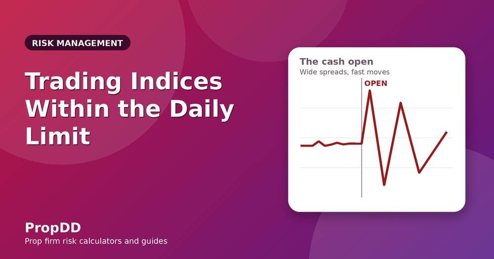 Trading Indices (US30, NAS100) Within a Prop Firm Daily Drawdown Limit