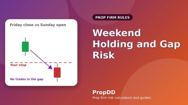 Weekend Holding and Gap Risk on Prop Firm Accounts