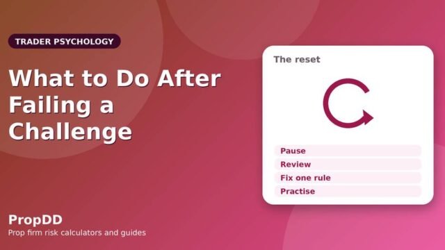 What to Do After Failing a Prop Firm Challenge (Without Wasting Another Fee)