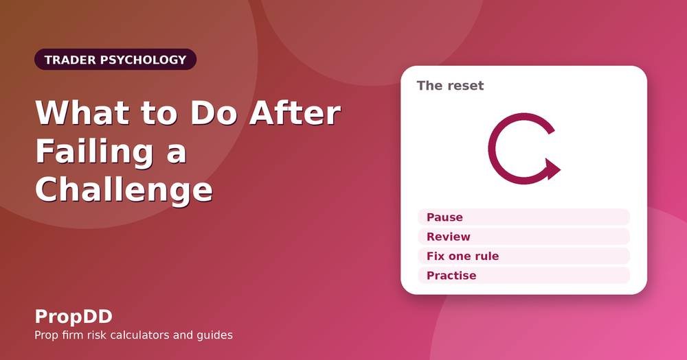 What to Do After Failing a Prop Firm Challenge (Without Wasting Another Fee)