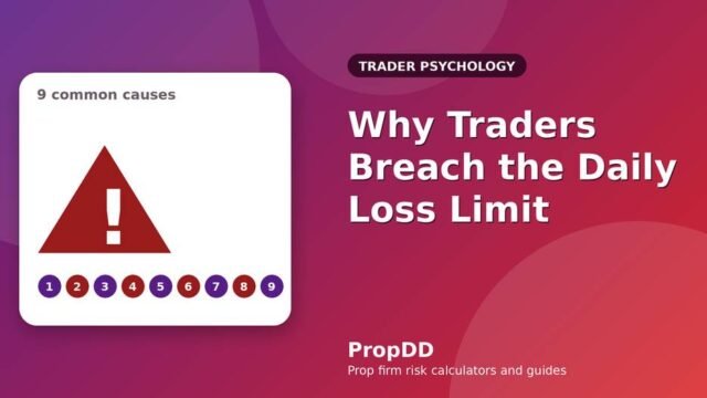 Why Traders Breach the Daily Loss Limit (and 9 Ways to Stop It)