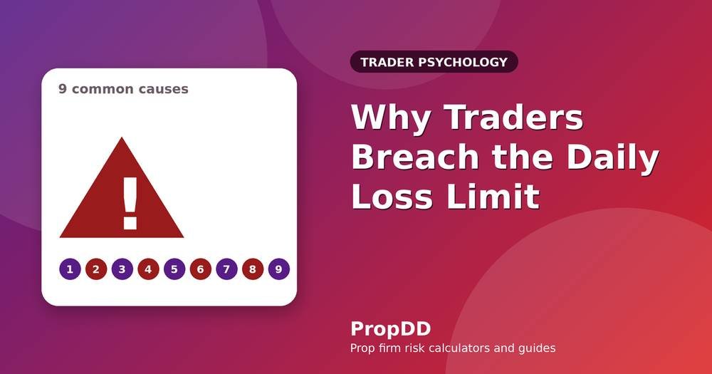 Why Traders Breach the Daily Loss Limit (and 9 Ways to Stop It)
